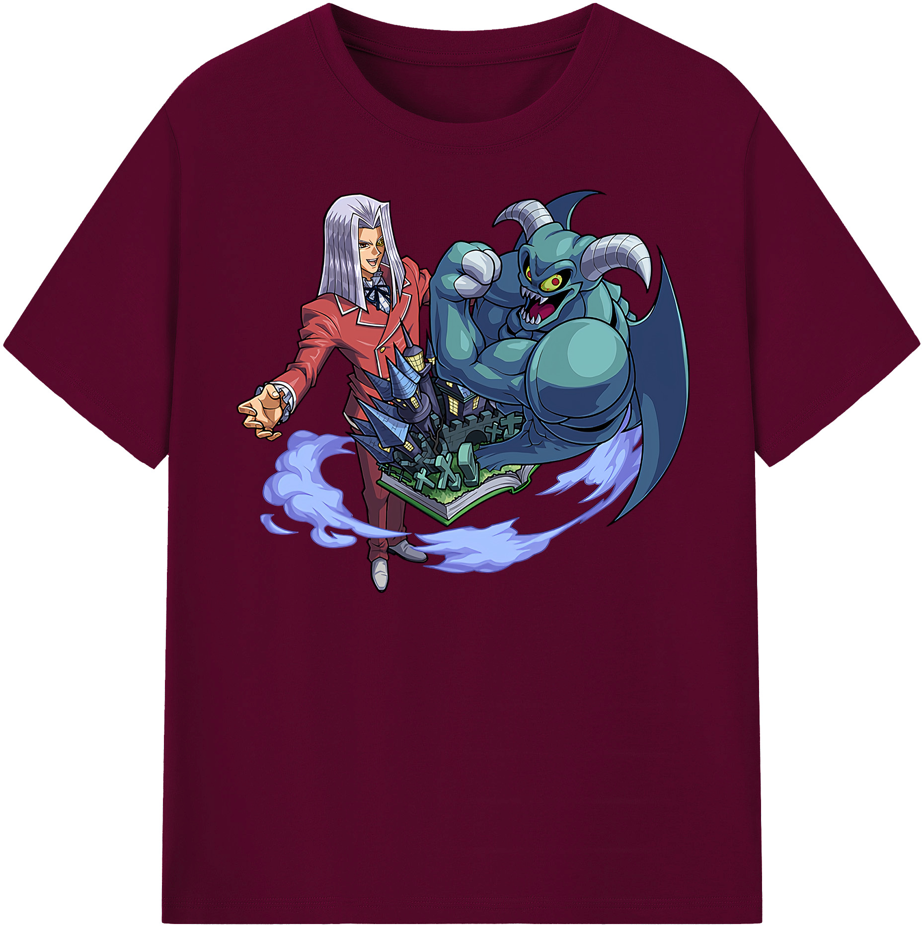 （画像用） 遊☆戯☆王 Yu-Gi-Oh! レディースカジュアルプリントTシャツ（綿100％）